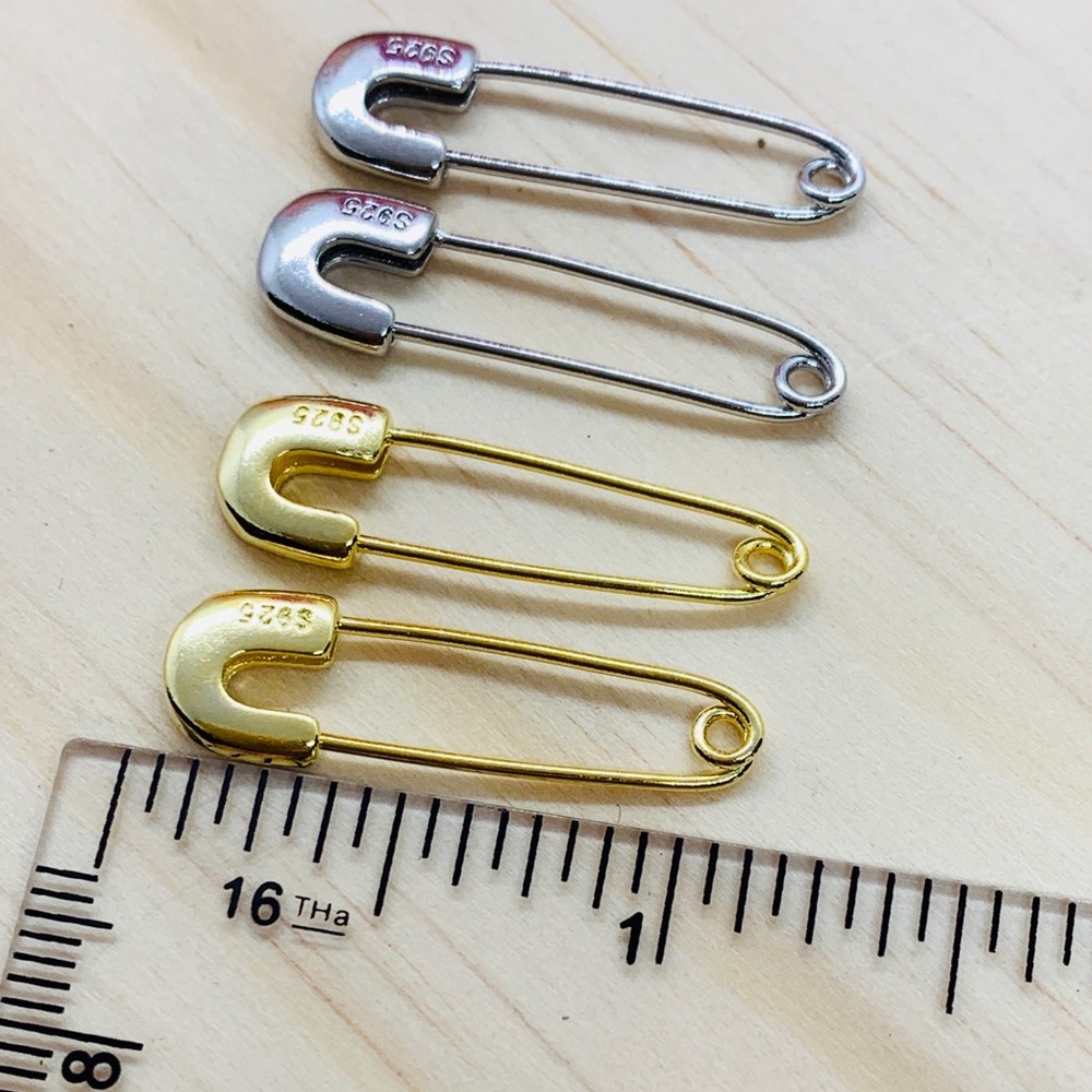 Pin Earrings - Picture 2 of 2